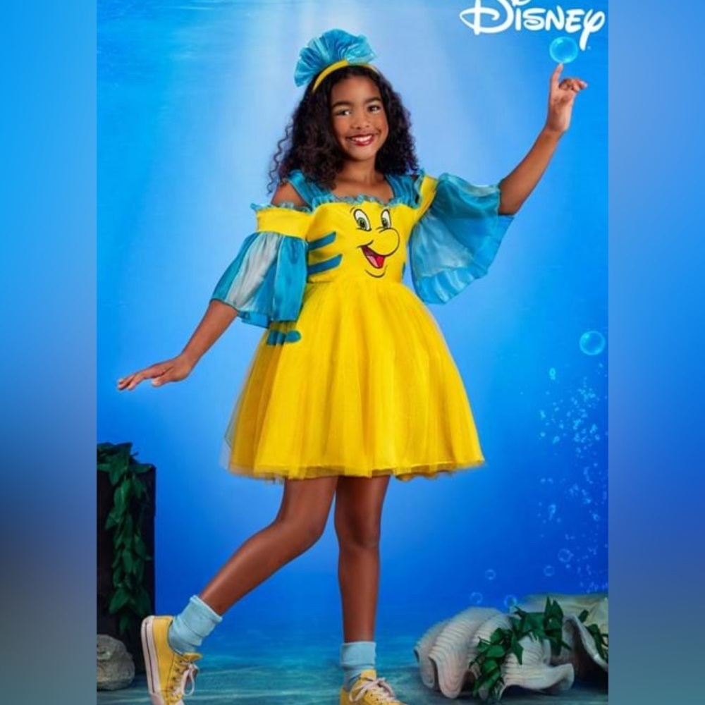 Flounder Guppy Dress Size 4/5 Child